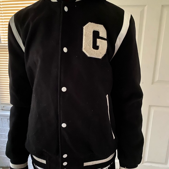 guess varsity jacket